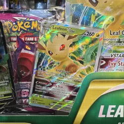 LOT OF 2 Leafeon V Star Special Collection Factory Sealed English Pokemon TCG - Image 4