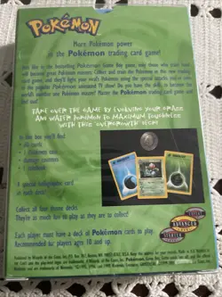 1999 Pokemon Base Set Overgrowth Theme Deck Vintage WOTC FACTORY SEALED RARE 742818060585 - Image 3