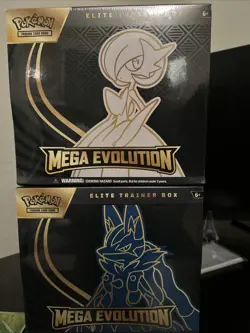Pokemon TCG Mega Evolution Elite Trainer Box ETB Bundle Both Factory Sealed - Image 1