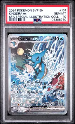 Kingdra ex #131 PSA 10 - 2024 Pokemon Scarlet & VIolet SV Promos - Image 1