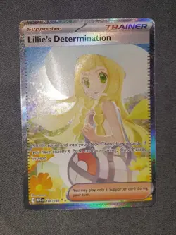 Pokemon Lillie's Determination SIR 184/132 Mega Evolution ENGLISH Pack Fresh - Image 2