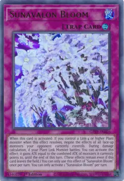 Yugioh - Sunavalon Bloom (Ultra Rare) (1st Edition) - GFTP-EN026 P - Image 1