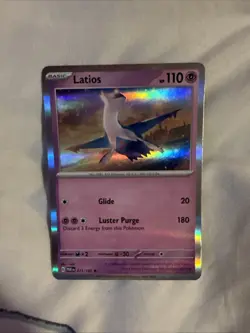 Pokemon Latios TCG Holo Rare Card 073/182 Paradox Rift - Image 1