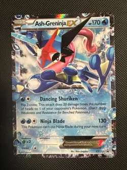 Pokemon TCG Ash-Greninja EX Promos XY133 Holo Promo Card Hp - Image 1