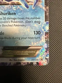 Pokemon TCG Ash-Greninja EX Promos XY133 Holo Promo Card Hp - Image 4