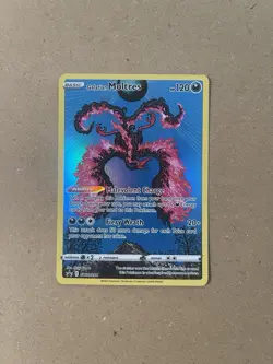 Galarian Moltres SWSH284 Holo Black Star Crown Zenith Promo Pokemon Card NM - Image 1