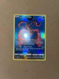 Galarian Moltres SWSH284 Holo Black Star Crown Zenith Promo Pokemon Card NM - Image 2