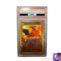 PSA 10 Charizard Old Back Pokemon Trading Card Game Vintage Nintendo Japan 2000 - Image 1