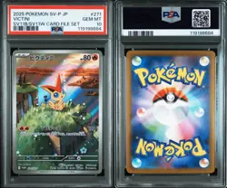 PSA 10 Victini 271/SV-P Promo Black Bolt White Flare Card File Pokemon Japanese - Image 1