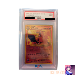 PSA 9 Charizard Old Back Pokemon Trading Card Game Vintage Nintendo Japan 2000 - Image 1