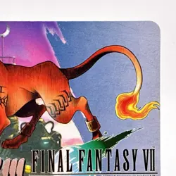 Final Fantasy Vll Red Xlll Rare Card Vintage Square Enix Game Playstation Japan - Image 2