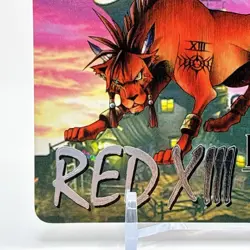 Final Fantasy Vll Red Xlll Rare Card Vintage Square Enix Game Playstation Japan - Image 4