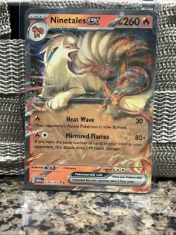 Pokemon TCG Ninetales EX SV Scarlet & Violet 151 Double Rare Holo Card 38/165 - Image 1