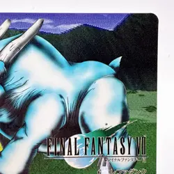 Final Fantasy Vll Fury Dunk Rare Card Vintage Square Enix Game Playstation Japan - Image 3