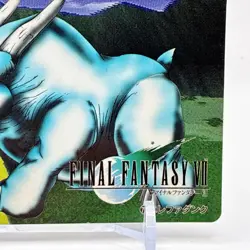 Final Fantasy Vll Fury Dunk Rare Card Vintage Square Enix Game Playstation Japan - Image 5