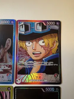 One Piece Card OP13 Leader Parallel God Pack Complete Inherited will Luffy Ace - Image 4