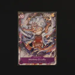 ONE PIECE CARD GAME MONKEY D. LUFFY GEAR 5 ENGLISH LIMITED PROMO CARD NEAR MINT - Image 1