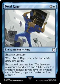 Nerd Rage - Near Mint MTG Universes Beyond: Fallout - Image 1