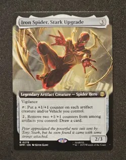 MTG Spider-Man SPM Iron Spider, Stark Upgrade (0279) NM/M Non Foil - Image 1
