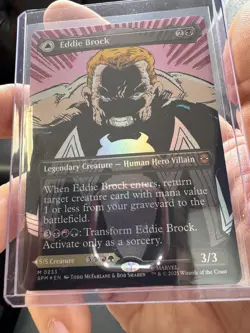 MTG Eddie Brock / Venom Lethal Protector M 0233 Borderless FOIL NEW MtG - Image 2
