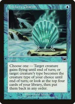 Trickery Charm NM/M Onslaught Blue Instant Mtg Magic English Regular - Image 1