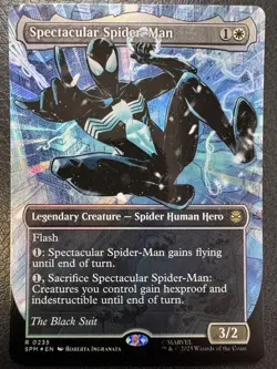 Spectacular Spider-Man R 0235 Foil Showcase Costume Change NM/MT MTG - Image 1