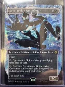 Spectacular Spider-Man R 0235 Foil Showcase Costume Change NM/MT MTG - Image 3