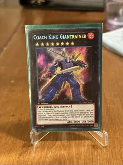 | Yugioh Coach King Giantrainer NUMH-EN037 1st Edition Secret Rare NM- 🔥 | - Image 1