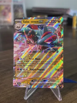 Salamence ex 114/159 Journey Together Ultra Rare Holo Pokemon Card LP+ - Image 1