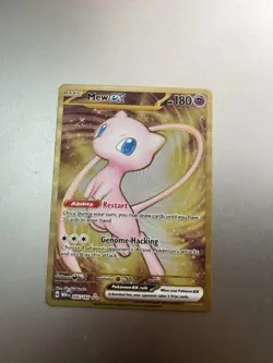 Pokemon TCG Mew ex 151 Metal Card 205/165 Sv: Scarlet & Violet 151 METAL CARD - Image 1