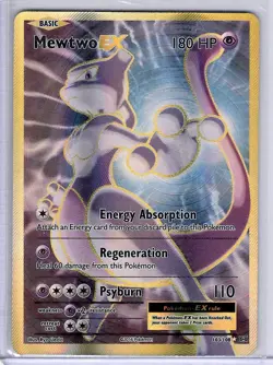 Mewtwo Ex 103/108 Full Art Ultra Rare Holo 2016 XY Evolutions Pokemon Card - Image 1