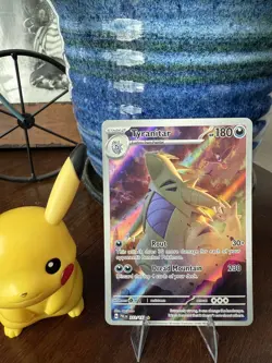 Tyranitar Holo Rare Card 222/193 Sv02 Paldea Evolved 2023 Pokemon TCG - Image 1