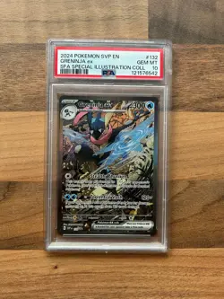 Pokemon TCG Greninja EX Black Star Promo Card SVP 132 PSA 10 - Image 1
