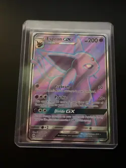 Pokemon Card Espeon GX Full Art 140/149 - Image 1