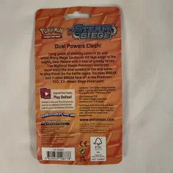 18x Pokemon XY Steam Siege Blister Card Pack w/ Lucario + Floette Promo Mew Coin - Image 5