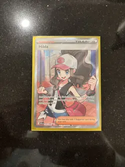 Hilda 164/086 Full Art Ultra Rare White Flare Holo Pokemon TCG Card - Image 1