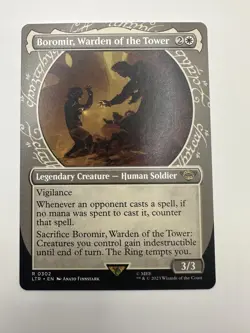 Boromir, Warden of the Tower 302 (Showcase) Lord of the Rings MTG NM LOTR RARE - Image 1