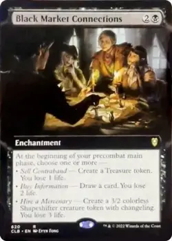 Black Market Connections (Extended Art) [Commander Legends: Battle for Baldur's - Image 1