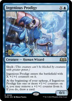 Ingenious Prodigy [Wilds of Eldraine Prerelease Promos] Magic MTG - Image 1