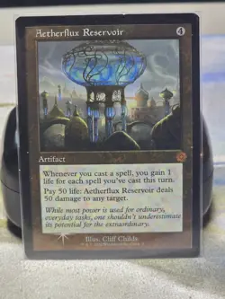 Aetherflux Reservoir The Brothers' War: Retro Frame Artifacts Foil - Image 1