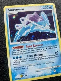 Pokemon TCG Suicune Secret Wonders 19/132 Holo Holo Rare Sleeved - Image 1