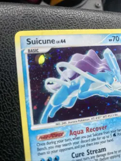 Pokemon TCG Suicune Secret Wonders 19/132 Holo Holo Rare Sleeved - Image 2