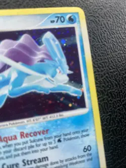 Pokemon TCG Suicune Secret Wonders 19/132 Holo Holo Rare Sleeved - Image 3