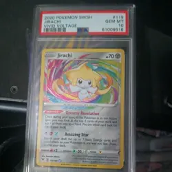 Pokemon! PSA 10 Jirachi 119/185 - Amazing Rare - Vivid Voltage - Gem Mint - Image 1