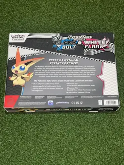 Pokemon TCG Black Bolt & White Flare Victini Illustration Collection- New Sealed - Image 2