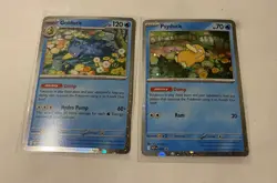 Pokemon TCG Psyduck Golduck Scarlet & Violet Holo Mega Evolution Promo Swirl 🌀✨ - Image 1