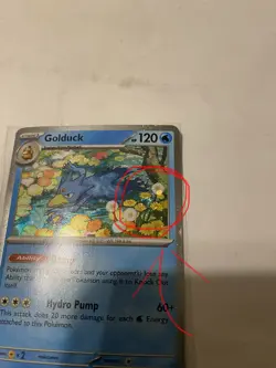 Pokemon TCG Psyduck Golduck Scarlet & Violet Holo Mega Evolution Promo Swirl 🌀✨ - Image 4