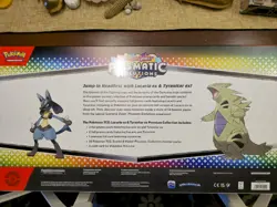 2x Pokemon Prismatic Evolutions Lucario EX and Tyranitar EX Premium Collection - Image 3