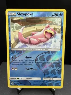 Pokemon TCG SM Unbroken Bonds Slowpoke 42/214 Reverse Holo Common NM! - Image 1