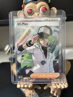 Pokemon TCG N's Plan Black Bolt Secret Rare 163/086 - Image 1